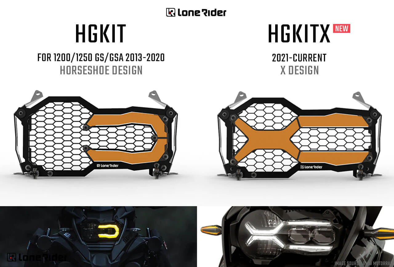 Headlight Guard Kit BMW R1200/1250 GS / ADVENTURE LC (Liquid Cooled) - [Patent Pending] - Image 13